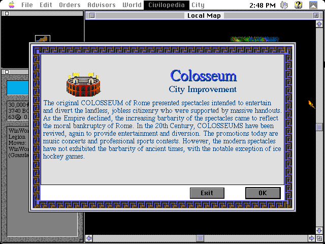 Civilization 1 for Mac - Help